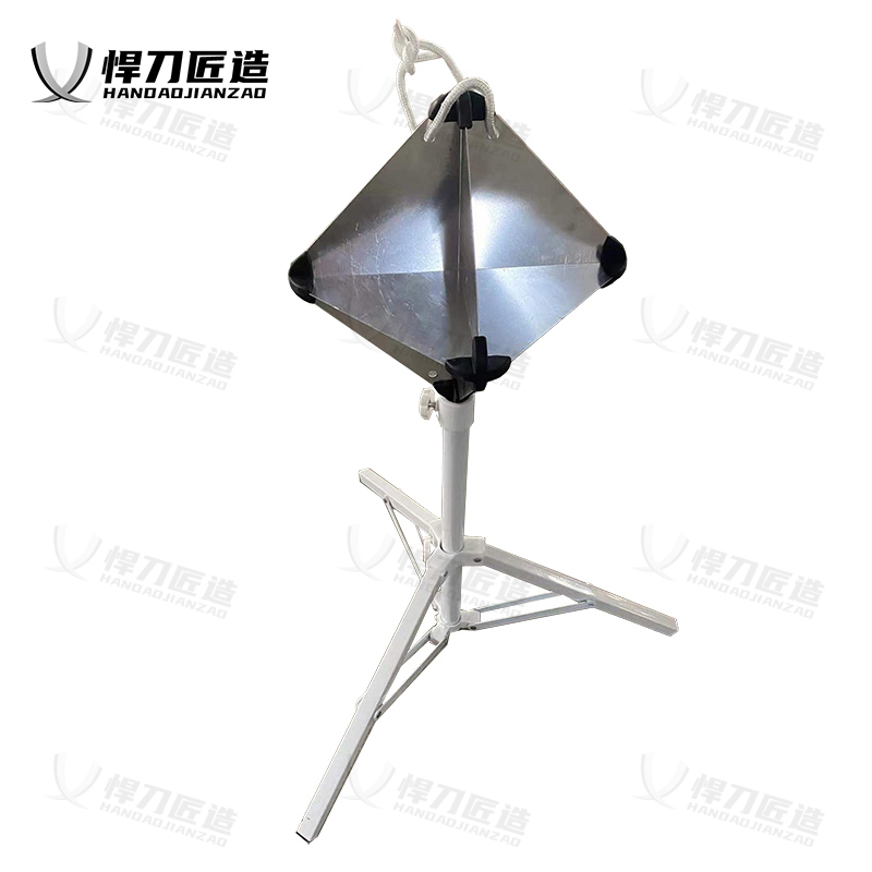 悍刀匠造 角反射器救生艇船用铝制雷达反射器应急救援角反射器 12寸含支架 HDJ-375S-12-1高清大图