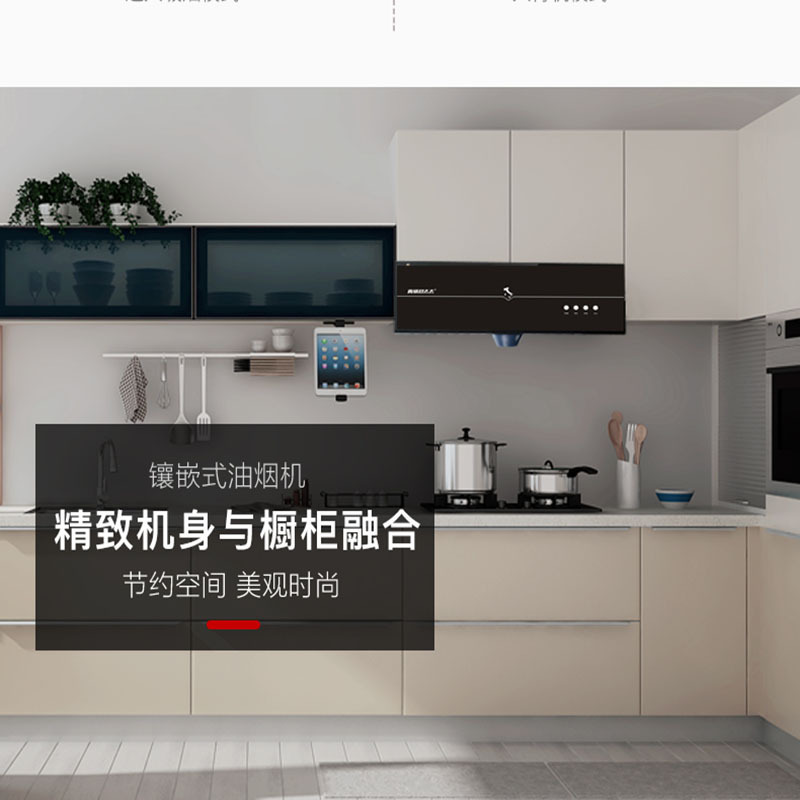 真情好太太 抽油烟机单机大吸力吸油烟机免拆洗中式油烟机顶吸式按键式排烟机CXW-180(不提供安装)