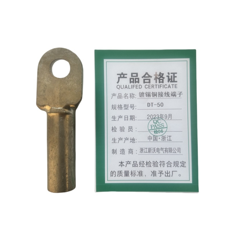 新沃 XINWOM 镀锡铜接线端子 DT-50 个