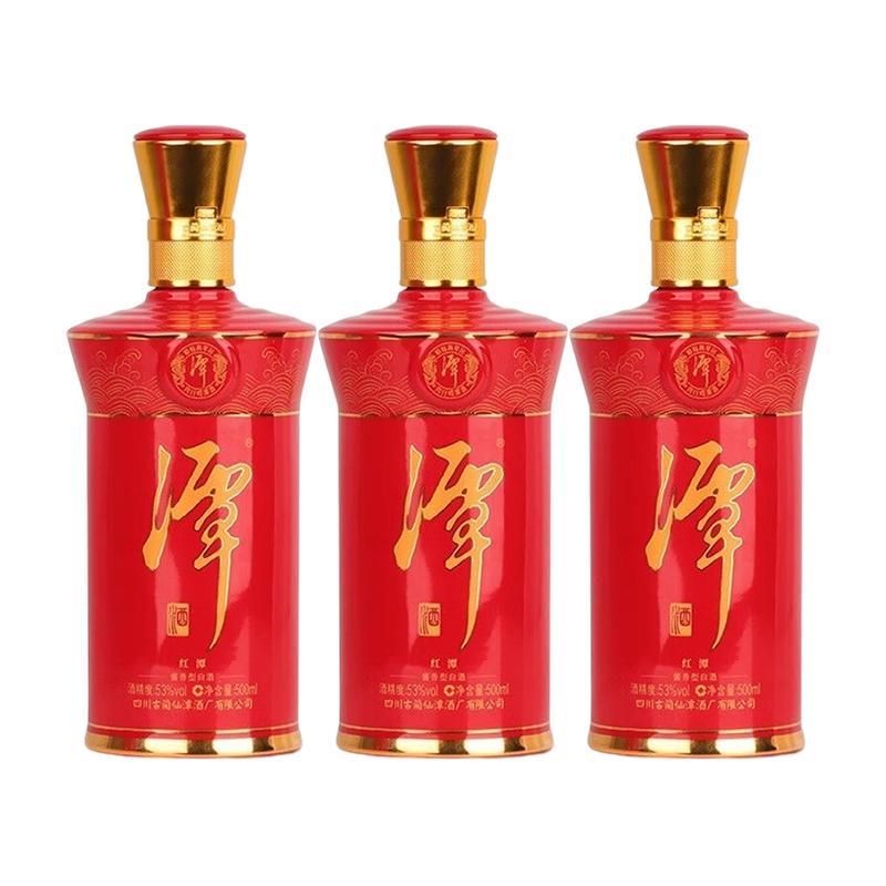 潭酒红潭大曲坤沙53度500ml*9瓶 酱香型白酒高清大图
