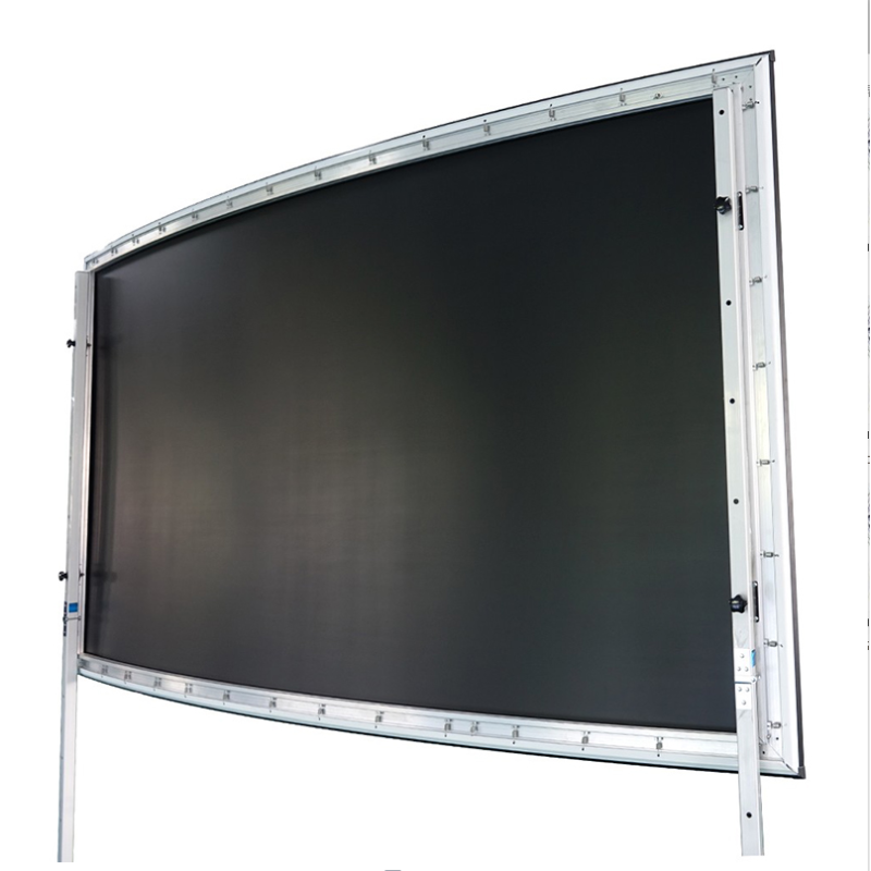 经科jk弧形画框投影幕布窄边框h3flcw2正投软幕96寸1610