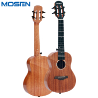 莫森（MOSEN）M6尤克里里乌克丽丽ukulele单板桃花芯木小吉他23英寸 骑士蓝 M6-NC原木色
