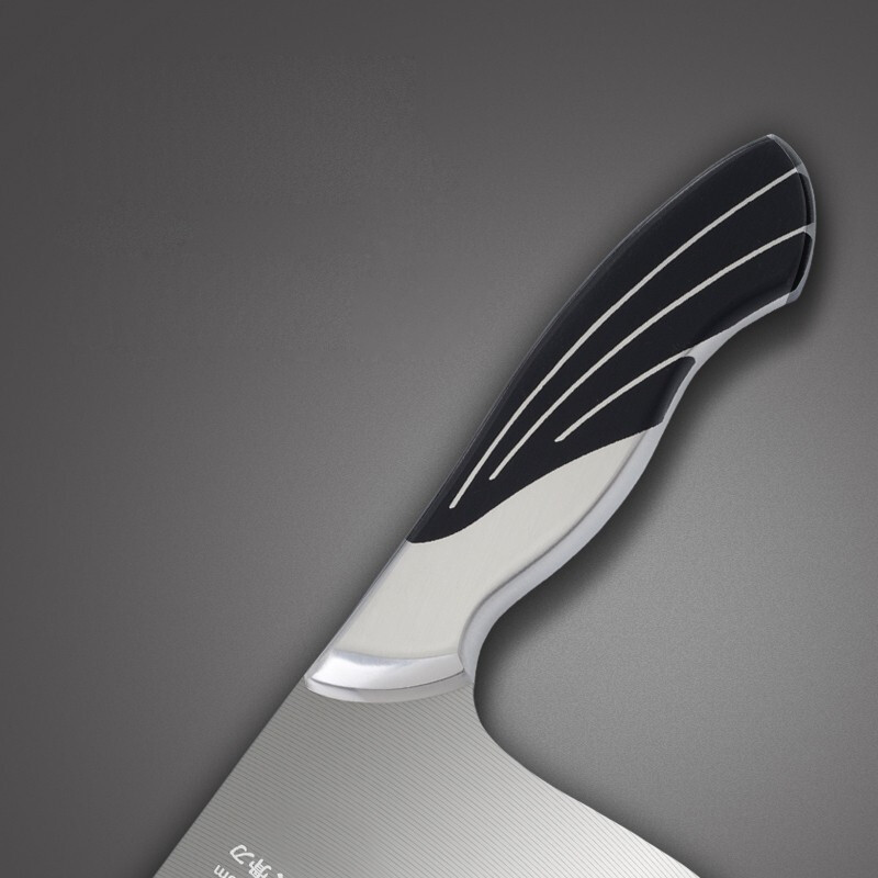 十八子作雀之屏七件套S2601菜刀套装 刀具套装切片刀家用斩骨用刀不锈钢厨房组合套刀 全套厨房刀具高清大图