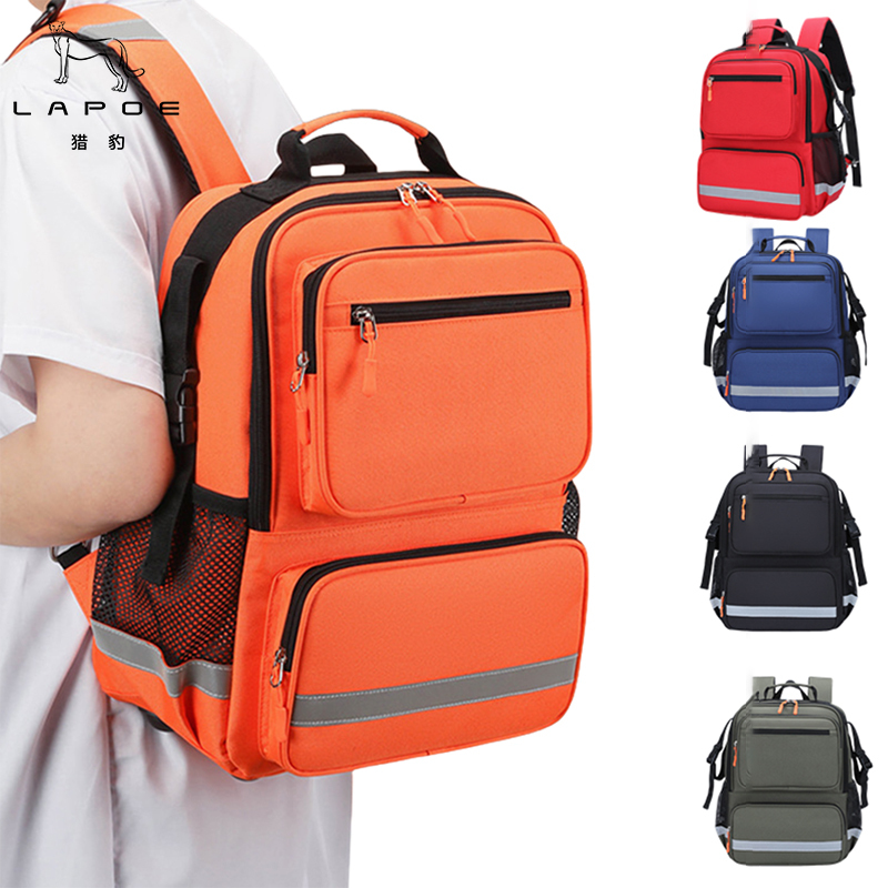 猎豹 双肩包防护包工具包应急救援包 T33*21*41cm 个高清大图