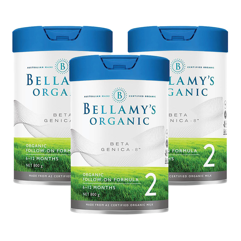 27年效期-贝拉米(Bellamy’s )宝宝有机奶粉2段800g/罐装6-12个月进口婴幼儿二段奶粉白金版含A2蛋白高清大图