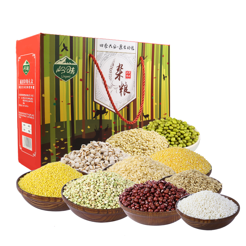 岭味(Lingwei)五谷杂粮组合 10块装A 3540g