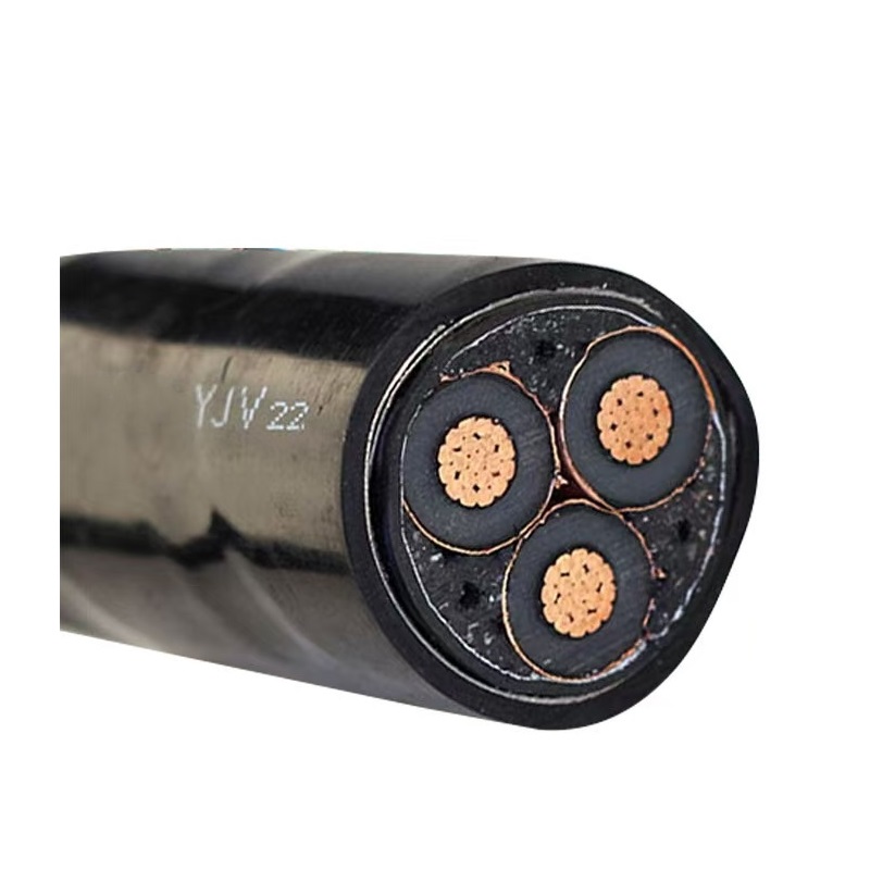 绵缆 铜芯聚氯乙烯绝缘电缆 YJV22-0.6/1kV-3*400 米高清大图