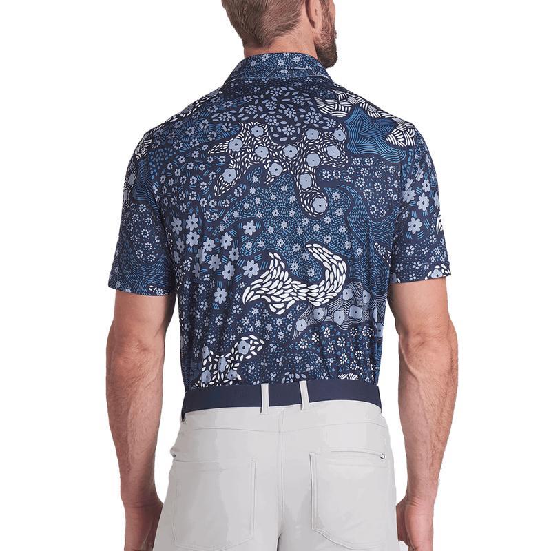 彪马(Puma)PUMA男士CloudspunBloom系列运动polo衫透气舒适休闲短