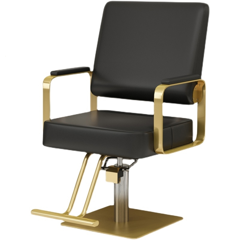阿斯卡利网红理发店椅子美发凳子发廊专用升降可放倒美容时尚烫染剪发