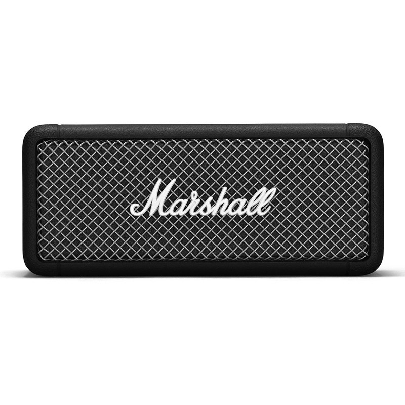 马歇尔(Marshall)EMBERTON音箱 黑色 便携式无线蓝牙家用户外防水小音响 重低音炮小钢炮