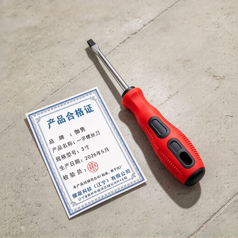 伽隽 一字螺丝刀 3寸 把高清大图