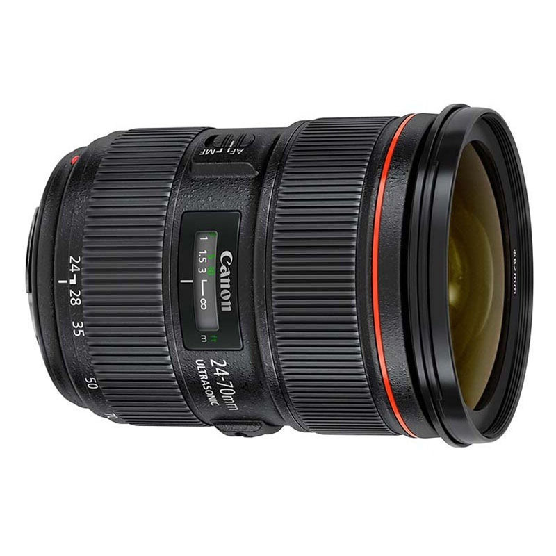 佳能（Canon）EF 24-70mm F2.8L II USM 佳能卡口 82mm口径 红圈广角变焦镜头