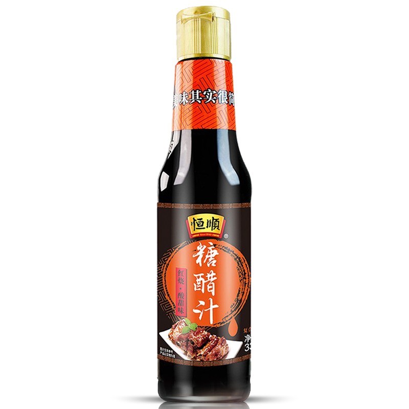 恒顺 红烧糖醋汁 镇江特产糖醋排骨糖醋里脊调味汁330ml