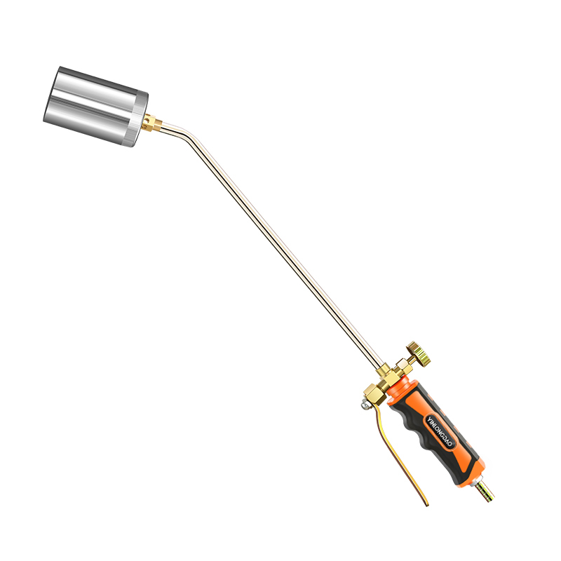 快速接口50型火焰--双开关电子打火加长款喷火枪送2米管