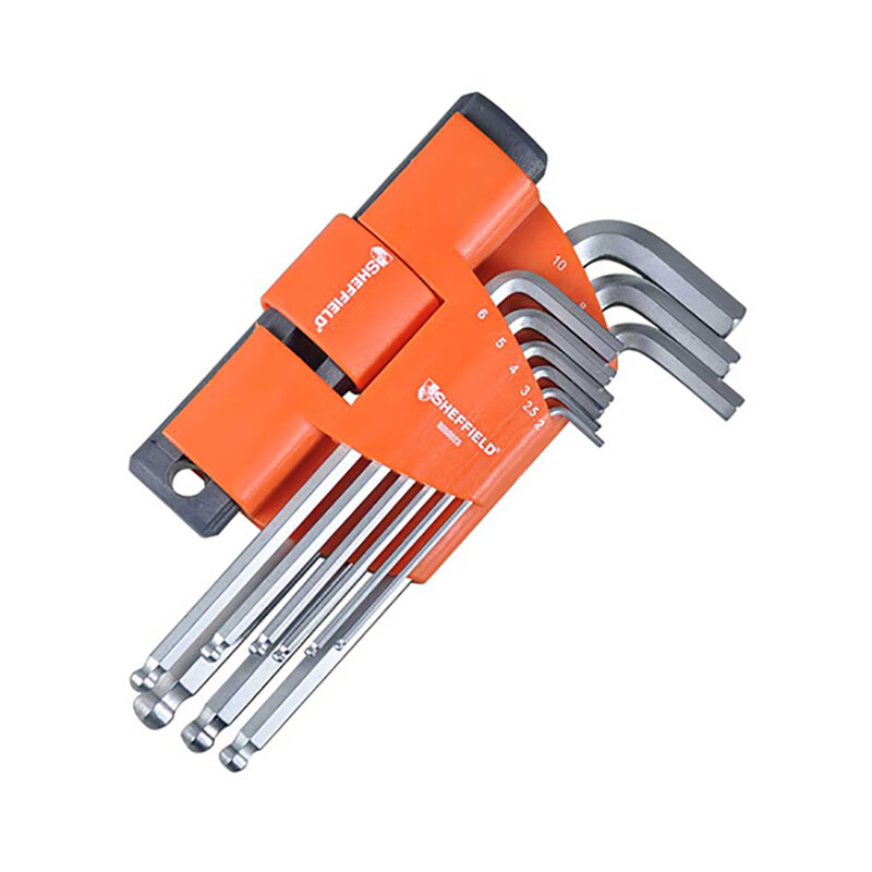 钢盾(SHEFFIELD) S050023 9合1多功能加长球头内六角扳手【家用】