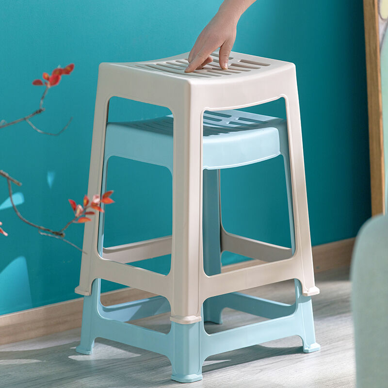 茶花(CHAHUA) A0838P 塑料凳30*27*35cm 个 方凳高清大图