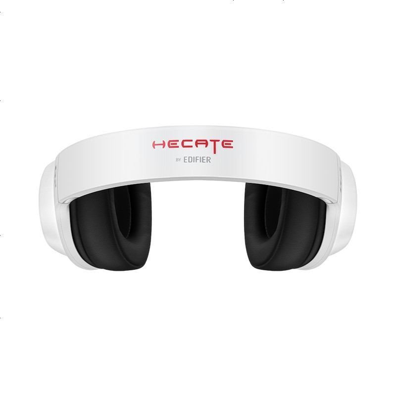 EDIFIER/漫步者 HECATE G2战队版 USB7.1声道 游戏电竞耳麦头戴式电脑耳机线控 白色