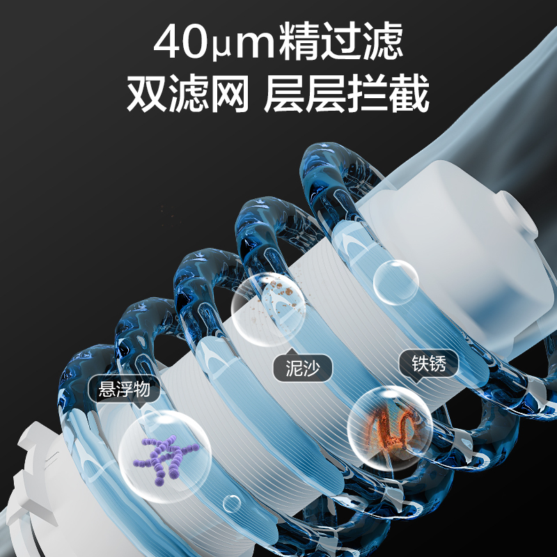 松下海鲸系家用前置大流量过滤器FP-QZ50UJC
