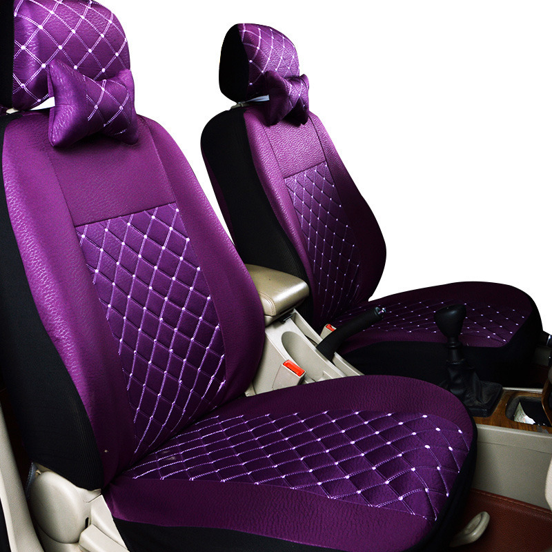 byd比亚迪fo专车专用汽车座套f0全包布套可爱卡通座椅套四季通用