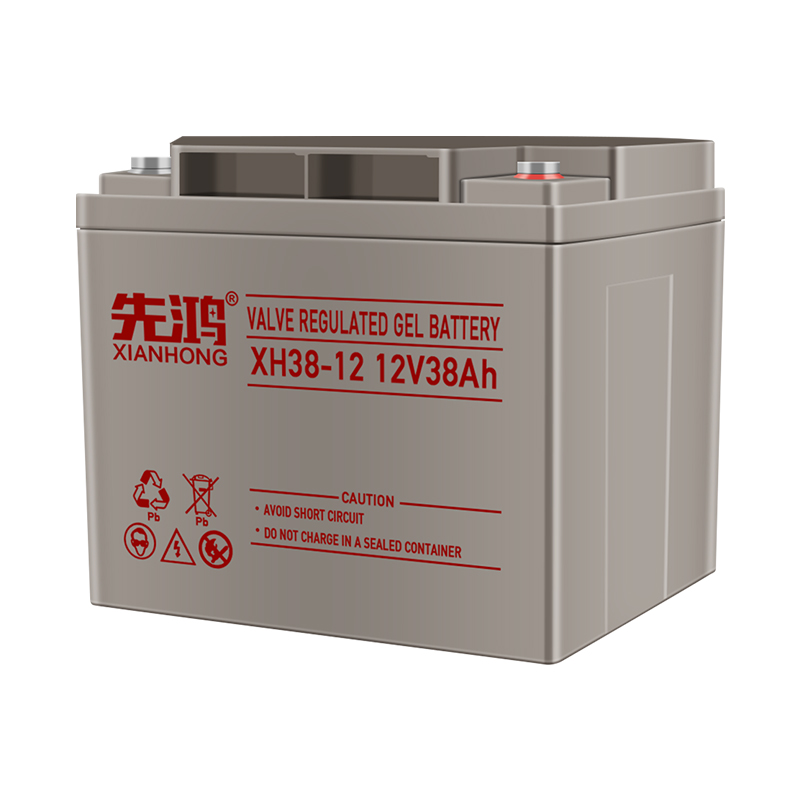 先鸿12V38AH蓄电池UPS电源通信机房EPS逆变器电瓶12V足容量电瓶高清大图