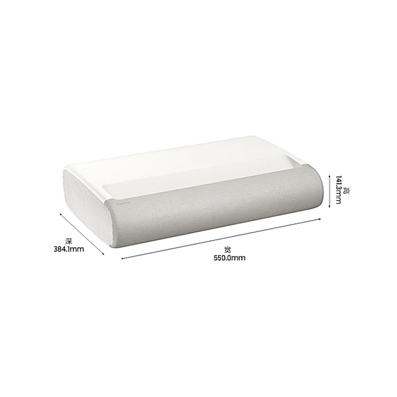 三星SAMSUNG/LPU9D+150寸抗光硬幕三色激光投影机4K家用超高清激光投影仪超短焦激光电视