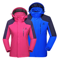 探拓(Tectop)户外冲锋衣秋冬情侣西藏保暖三合一两件套登山服JW7709