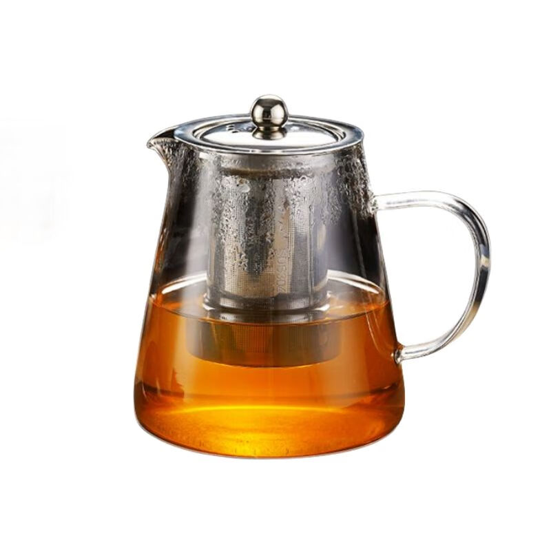 谦星 Z-231218860 玻璃泡茶壶茶水分离杯煮茶器茶具 单壶950ml三角壶 1个 (个)高清大图