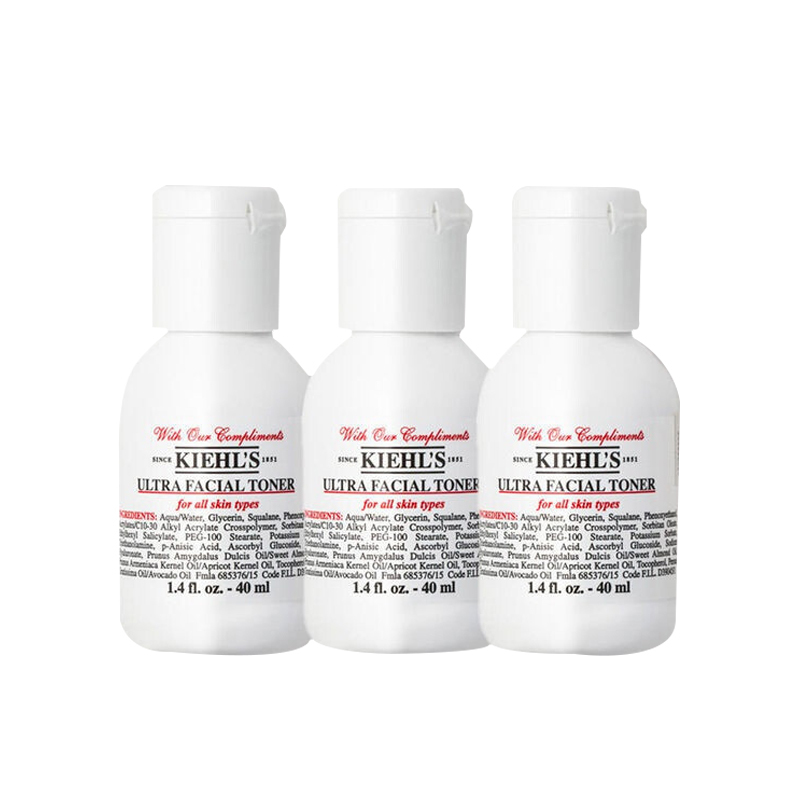 科颜氏kiehls高保湿精华爽肤水40ml*5
