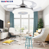 冠雅(GUANY)FS5038吊扇灯42寸家用客厅现代简约隐形带风扇电扇吊灯光源36W电机功率65W