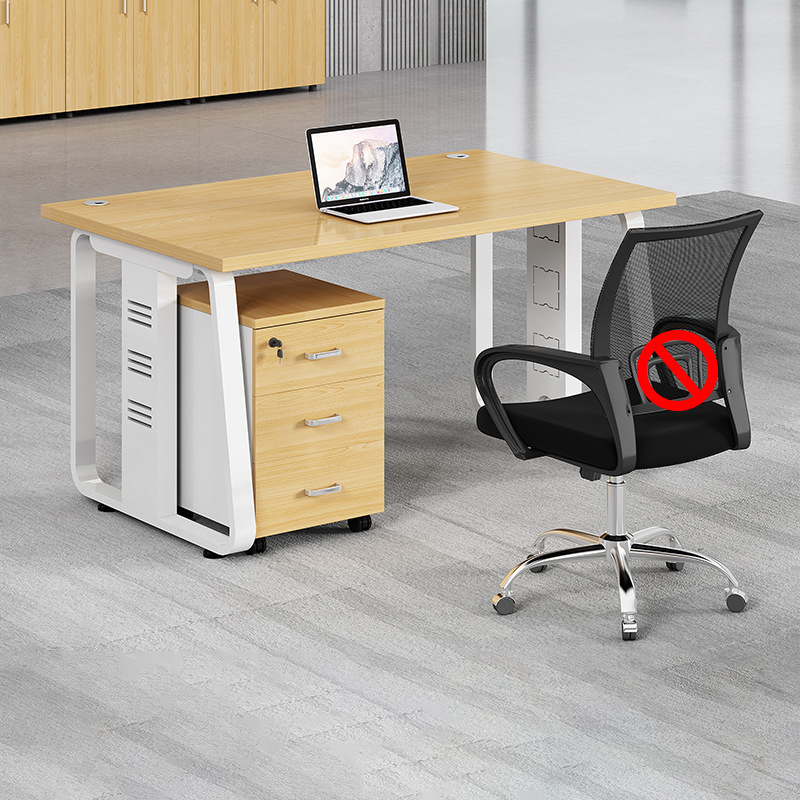 臻远GWE-01 简约职员桌办公桌屏风工作卡位 单人位含柜