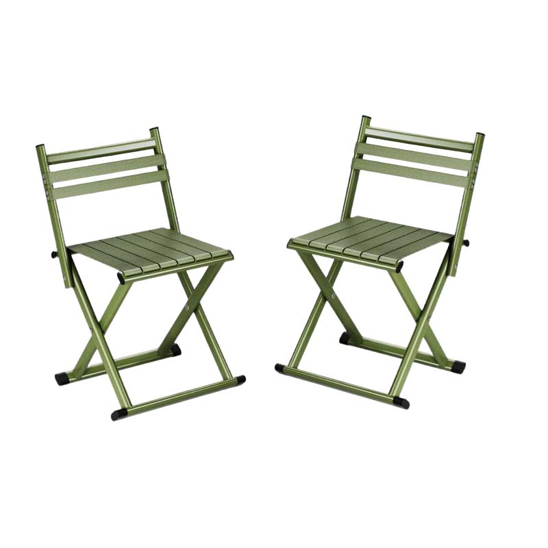 先围 便携折叠凳 崧绿中号靠背款 个高清大图