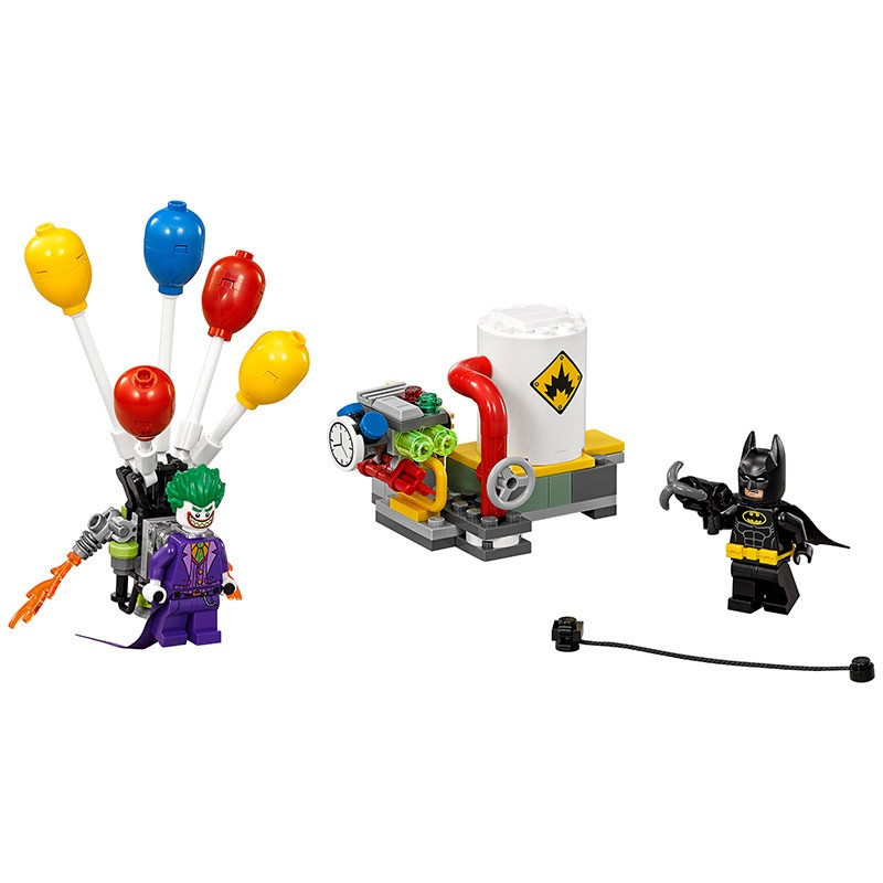 乐高 (LEGO)动画系列蝙蝠俠电影 小丑气球逃脱 儿童益智拼装组装塑料玩具 适合6-12岁 约100-200块