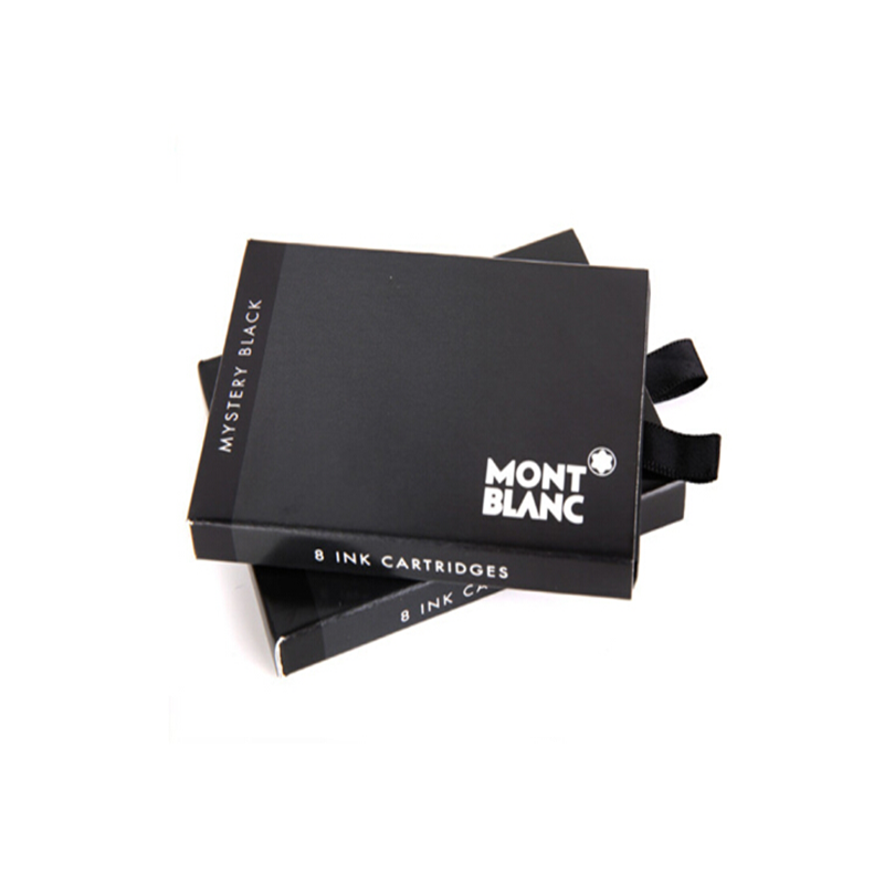 Montblanc万宝龙钢笔墨水胆墨囊一次性墨胆8支装 神秘黑
