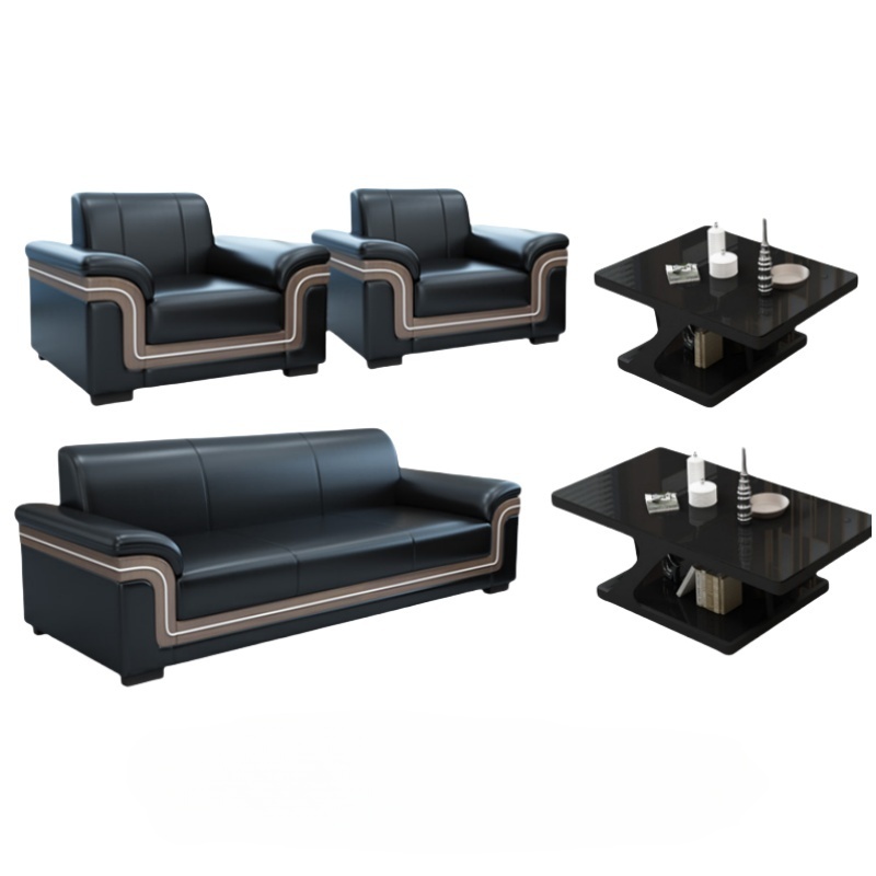 悦兴诚沙发200*83*80cm(1+1+3+长茶几+短茶几)套高清大图