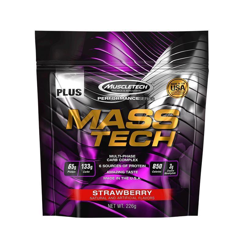 Muscletech肌肉科技增健肌粉0.5磅乳清蛋白质粉健身瘦人增重增肥(草莓味)*5