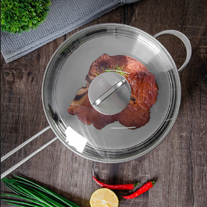 双立人平底锅煎锅炒菜锅煎蛋不锈钢厨具锅具煎炒锅24cm-66427-240-982高清大图