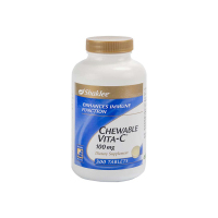 美国Shaklee嘉康利维生素C维C咀嚼片VC300粒 (100克）