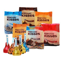 好时(Hershey’s)休闲零食 kisses好时之吻牛奶巧克力 结婚满月 喜糖袋装1000g(500g*2袋