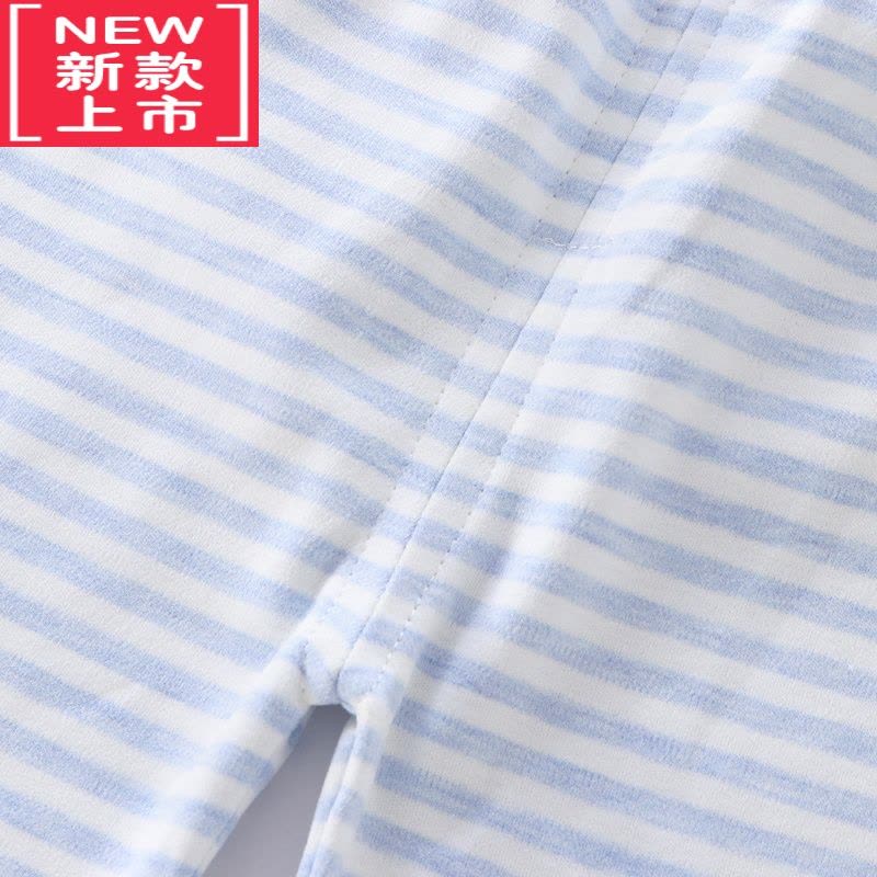 可莉允新生婴幼儿童两2条睡裤保暖裤子可开裆宝宝秋裤0男1岁女3线裤图片