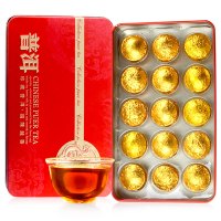 滇湘 普洱茶 云南普洱熟茶 原味普洱茶 小沱茶 迷你沱茶 4克/颗 每盒15颗60克 茶叶 黑茶