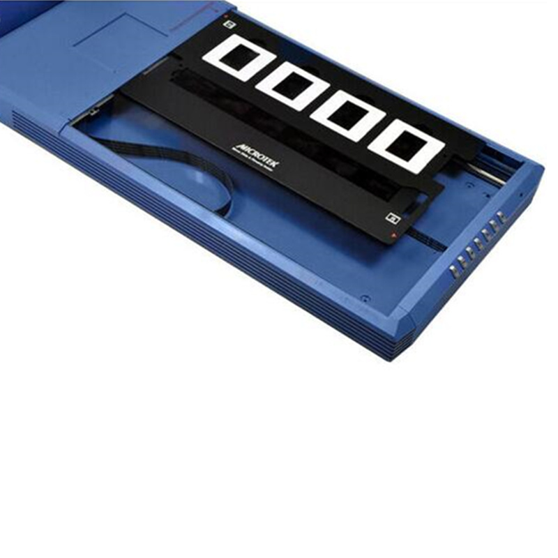 中晶(microtek)FileScan380 A4彩色平台扫描仪 内置35mm胶片适配器 平板式扫描仪 (蓝色)