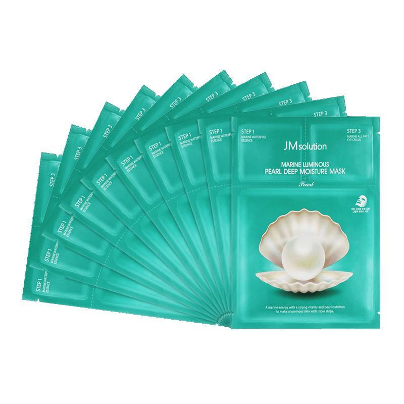 JMSolution JM面膜青光海洋珍珠深层保湿面贴膜 海洋珍珠面膜三部曲 10片/盒