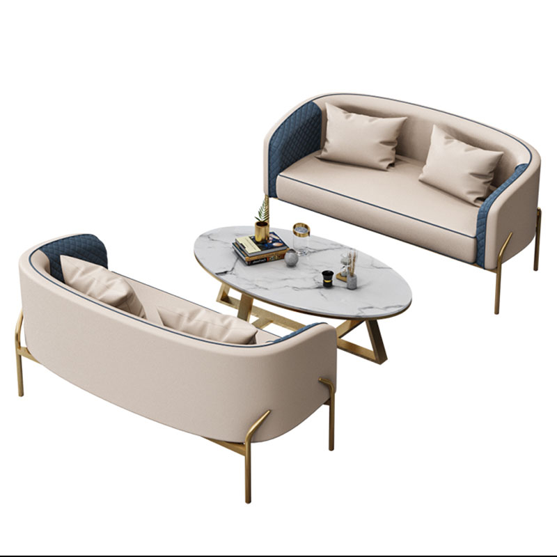 景福达休闲沙发四人位+茶几套高清大图