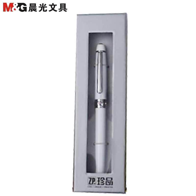 晨光(M&G)AGPW1901中性笔0.5mm 黑色水笔 多彩金属签字笔 签名笔 黑笔 中性笔 笔类