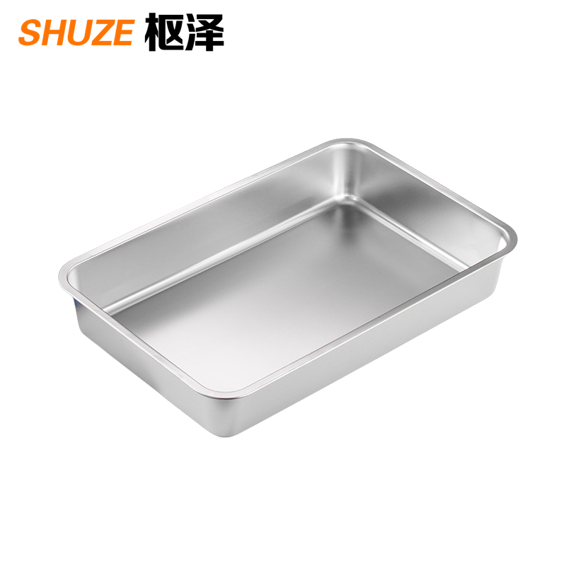 枢泽 不锈钢方盆 60*40*10CM 套高清大图