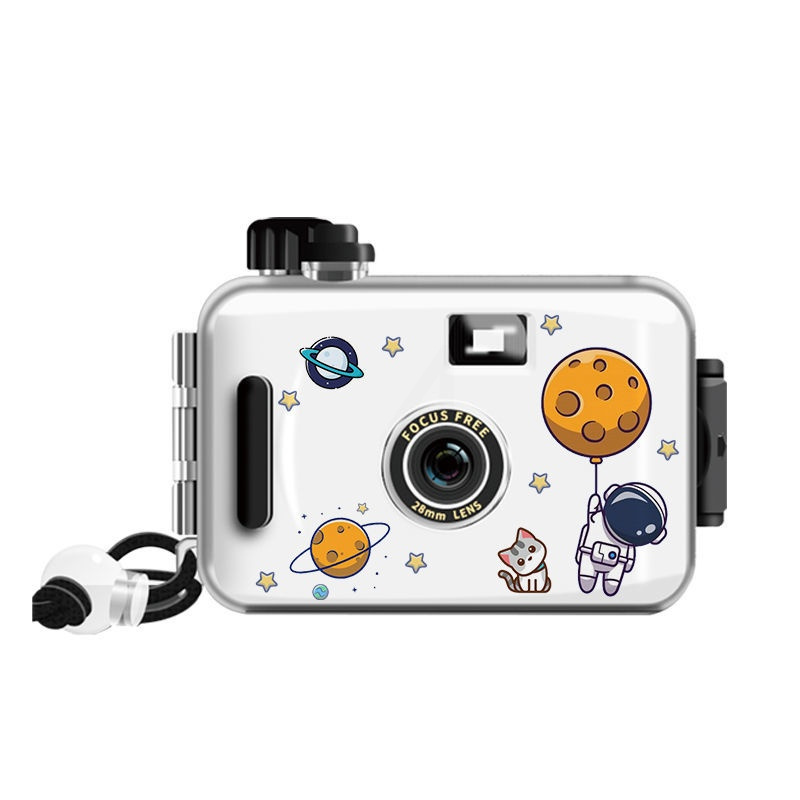 宇航员2官方标配傻瓜相机复古胶片彩色相机胶卷像拍立得情侣礼物随身