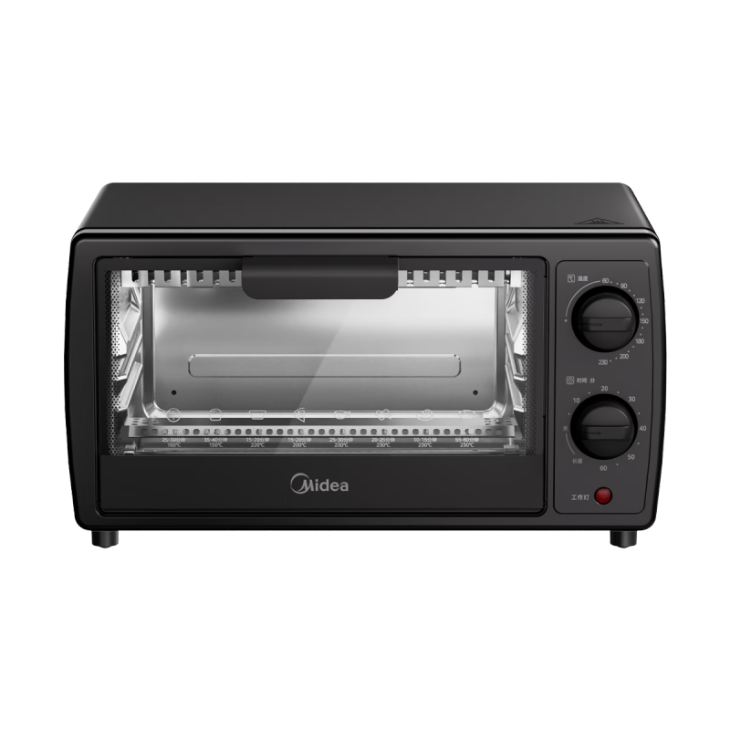 美的(Midea) PT10B3(S) 电烤箱 10L (单位:台) 耀石黑
