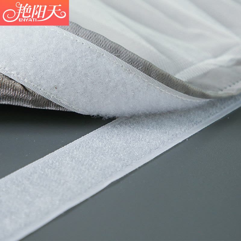 网红免打孔魔术贴窗帘 出租屋自粘遮光布 宿舍卧室飘窗纱帘子图片