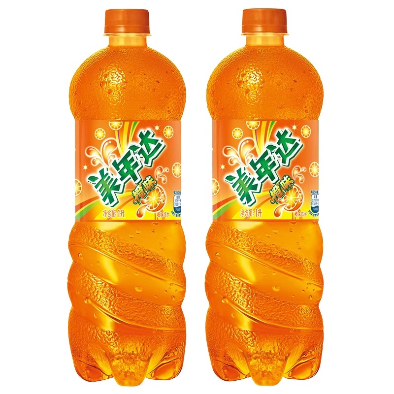 百事可乐美年达汽水碳酸饮料 1L*2瓶 (新老包装随机发货)