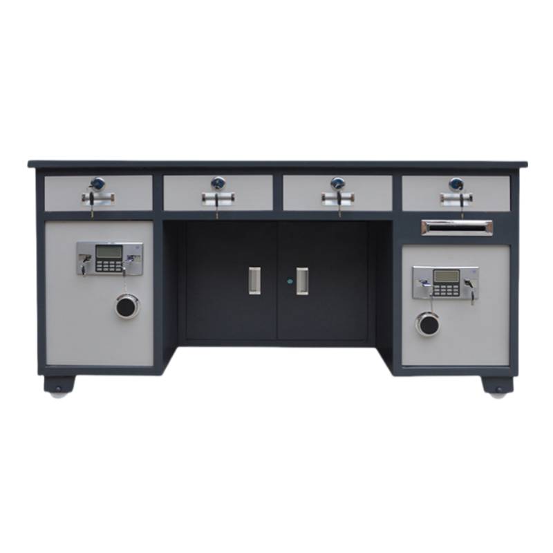蕃蒂电子保险桌1.6米双柜张高清大图